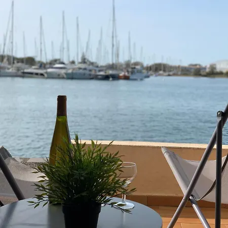 公寓 - Les Pieds Dans L'eau Agreable En Toutes Saisons 4 Couchages - Climatisation - Parking Prive - Piscine Sur - Vue Magnifique Et Rare - Situation Optimum - Les Argonautes - Ile Des Pecheurs - Cap D'agde