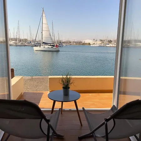 Apartman - Les Pieds Dans L'eau Agreable En Toutes Saisons 4 Couchages - Climatisation - Parking Prive - Piscine Sur - Vue Magnifique Et Rare - Situation Optimum - Les Argonautes - Ile Des Pecheurs - Cap D'agde Agde