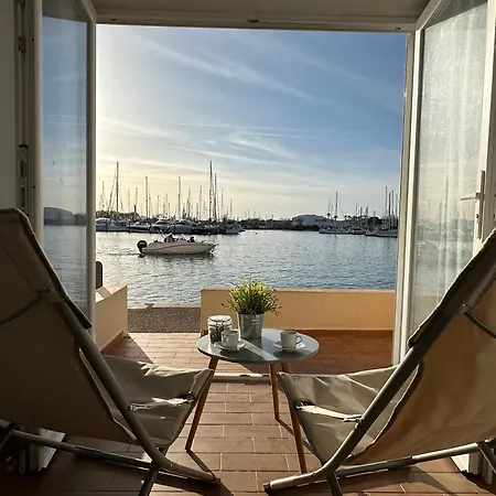 Апартаменти - Les Pieds Dans L'eau Agreable En Toutes Saisons 4 Couchages - Climatisation - Parking Prive - Piscine Sur - Vue Magnifique Et Rare - Situation Optimum - Les Argonautes - Ile Des Pecheurs - Cap D'agde Агд